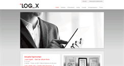Desktop Screenshot of log-x.de